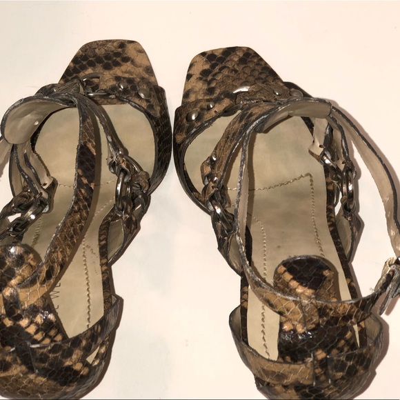 Nine West Snake Print Sandal - Picture 8 of 8